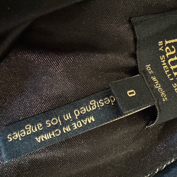 Laundry by Shelli Segal Gold Shimmer Party Dress NWT - Picture 8 of 10